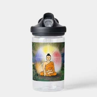 Botella De Agua Ilustración de Buda