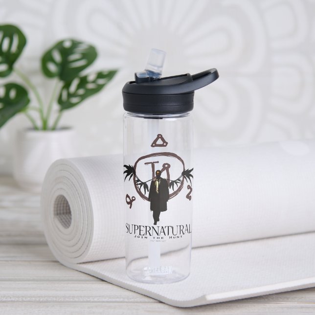 Botella De Agua Ilustracion de Castiel supernatural (Yoga)