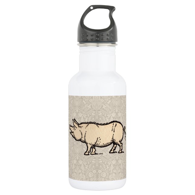 Botella De Agua Ilustracion de época de cerda de cerdo