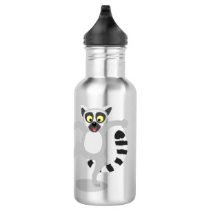 Botella De Agua Ilustracion de personalizado bailador de lémur de