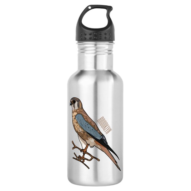 Botella De Agua Ilustracion de personalizado de aves de corral de  (Anverso)