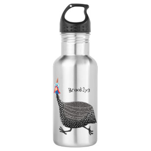 Botella De Agua Ilustracion de personalizado de aves divertidos de
