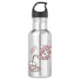 Botella De Agua Ilustracion de personalizado de conjunto de equipo