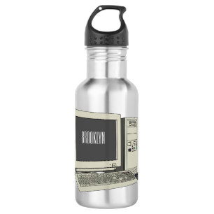 Botella De Agua Ilustracion de personalizado de equipos
