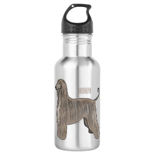 Botella De Agua Ilustracion de personalizado de perro de perro per