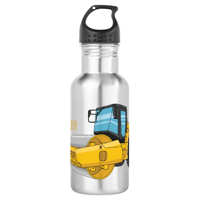 Botella De Agua Ilustracion de personalizado de rodillos de carret (Anverso)