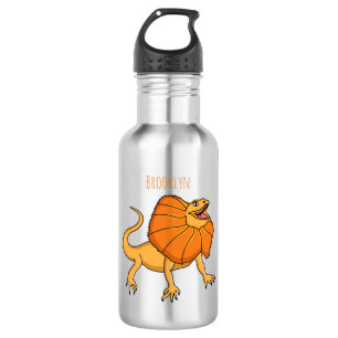 Botella De Agua ilustracion de personalizado naranja