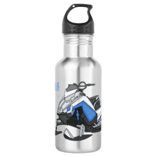 Botella De Agua Ilustracion de personalizado para motos de nieve