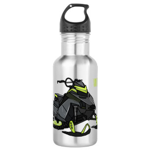 Botella De Agua Ilustracion de personalizado para motos de nieve