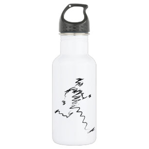 Botella De Agua Ilustracion fresco de Runner