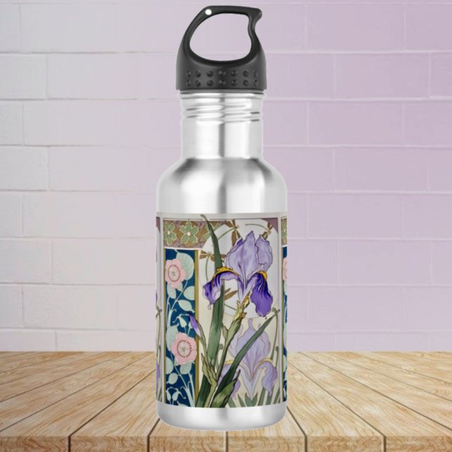 Botella De Agua Ilustracion Iris Vintage (Subido por el creador)