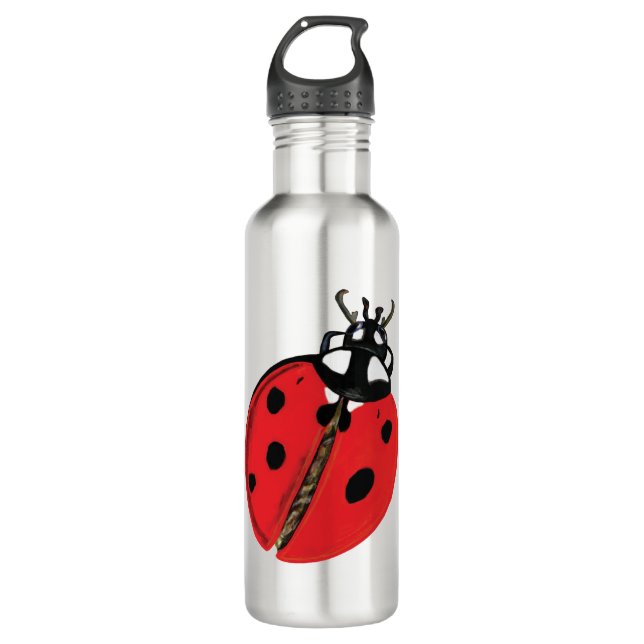 Botella De Agua Ilustracion Lady Bug (Anverso)