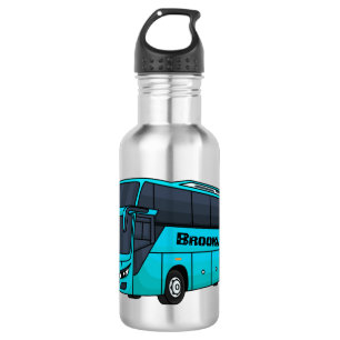 Botella De Agua Ilustracion moderno de personalizado de autobús de