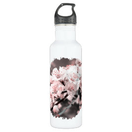 Botella De Agua Ilustracion ornamental rosado