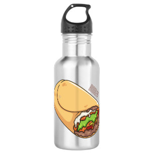 Botella De Agua Ilustracion personalizado Burrito