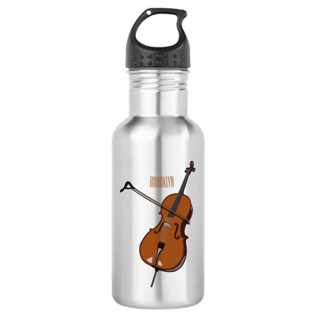 Botella De Agua Ilustracion personalizado Cello (Anverso)