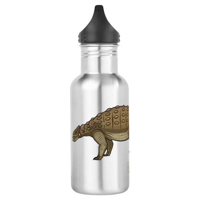 Botella De Agua Ilustracion personalizado de Ankylosaurus (Izquierda)