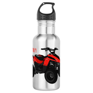 Botella De Agua Ilustracion personalizado de atv de cuatro bicicle