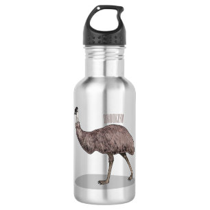 Botella De Agua Ilustracion personalizado de aves de la Uem