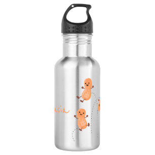 Botella De Agua Ilustracion personalizado de cacahuetes de puenteo