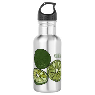 Botella De Agua Ilustracion personalizado de cal de Kaffir