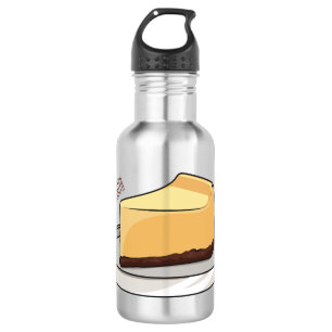 Botella De Agua Ilustracion personalizado de Cheesecake