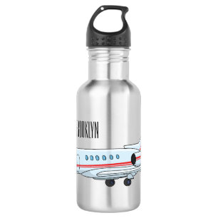 Botella De Agua Ilustracion personalizado de chorro privado