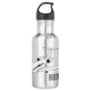 Botella De Agua Ilustracion personalizado de chorro privado