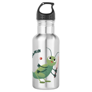 Botella De Agua Ilustracion personalizado de insectos de cricket v