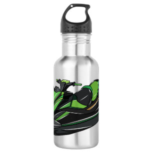 Botella De Agua Ilustracion personalizado de moto acuática