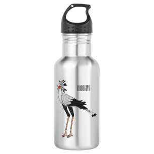 Botella De Agua Ilustracion personalizado de pájaro de Secretario