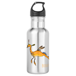 Botella De Agua Ilustracion personalizado de Seadragon Weedy