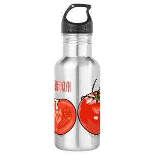 Botella De Agua Ilustracion personalizado de tomate