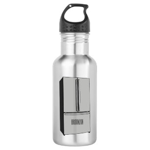Botella De Agua Ilustracion personalizado frigorífico de puerta fr