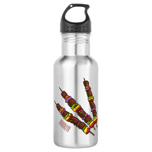 Botella De Agua Ilustracion personalizado kebab o kabob