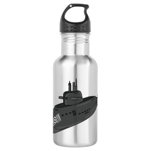 Botella De Agua Ilustracion personalizado submarino