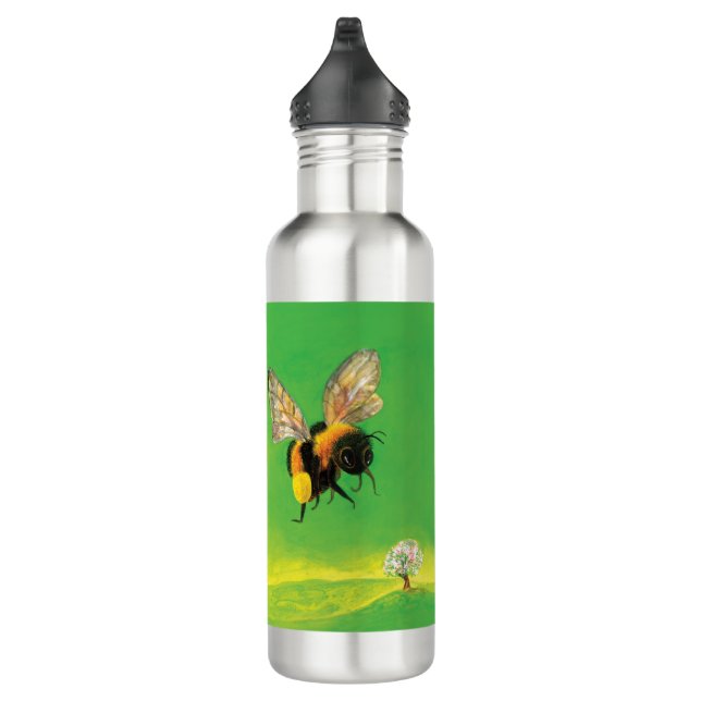 Botella De Agua Ilustracion volador de abejorros (Derecha)