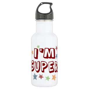Botella De Agua Im Super con estrellas