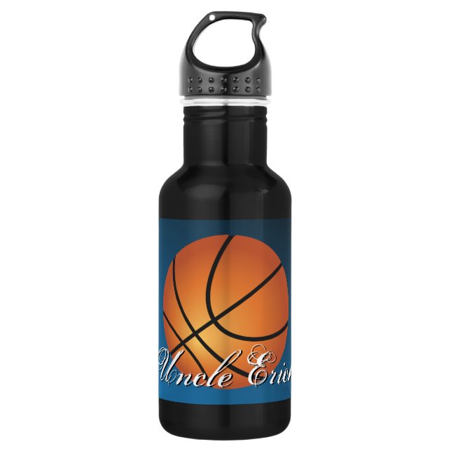 Botella De Agua Imagen de baloncesto increíble presupuesto especia (Anverso)