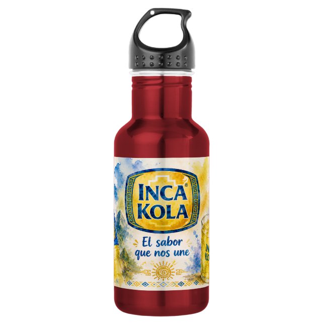 BOTELLA DE AGUA IMAGEN DE LA BEBIDA DE LOS PERUANOS (Anverso)