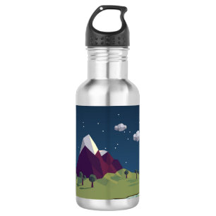 Botella De Agua Imagen estrellada de la noche