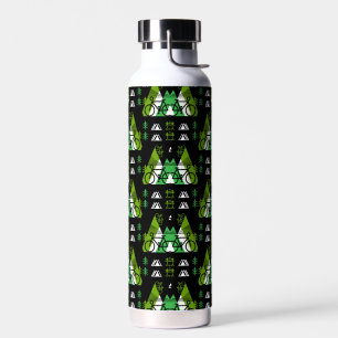 Botella De Agua Impresión actual con tema de bicicleta
