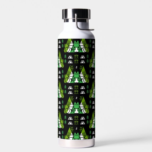 Botella De Agua Impresión actual con tema de bicicleta (Izquierdo)