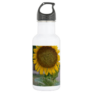 Botella De Agua Impresión de arte de girasol