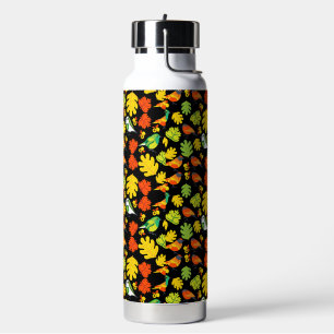 Botella De Agua Impresión de la decoración del hogar de pájaro de
