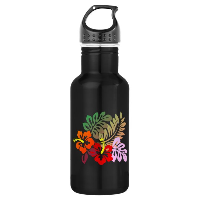 Botella De Agua Impresión hawaiana (Anverso)