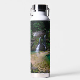 Botella De Agua Impresionante cascada Virje, Eslovenia