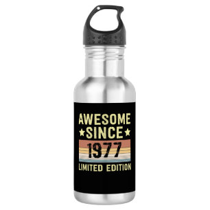 Botella De Agua Impresionante Desde 1977 Cumpleaños