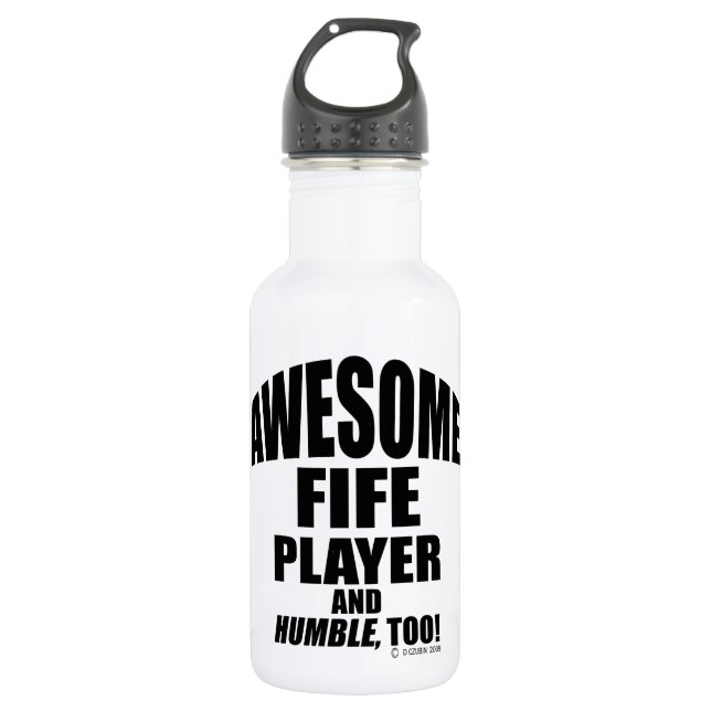 Botella De Agua Impresionante jugador de Fife (Anverso)