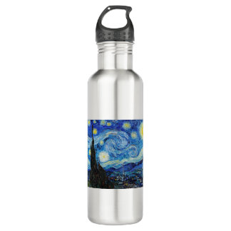 Botella De Agua Impresionismo Vincent Van Gogh Starry Starry Night